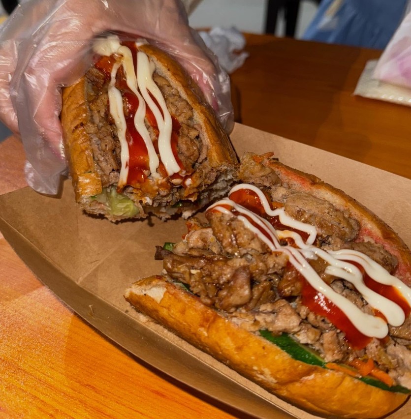 Vietnamese banh mi sandwich